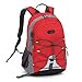 Bseash Small Size Waterproof Sport Backpack,10 inches Outdoor Daypack,Suitable for Height Under 4 feet,for Girl Boy Traveling (Red)