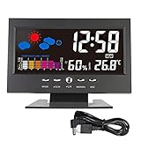 2. Función de reloj despertador / Snooze: se puede configurar 1 Música de alarma.La hora mundial se puede mostrar al mismo tiempo, y 16 ciudades se pueden establecer como la hora local.