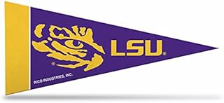 NCAA Rico Industries 4-Inch by 9-Inch Classic Mini Pennant DÃ©cor, LSU Tigers