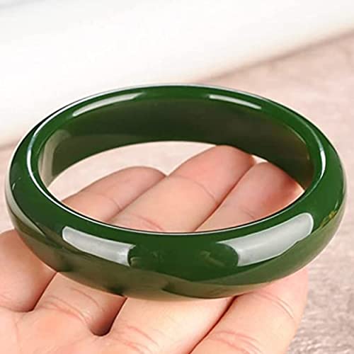 Bracelet jade vert naturel 58 mm le jonc artisanal idéal pour rayonner au quotidien