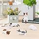 5 Pcs Süße Mini Katzenfiguren, Auto Deko Innenraum, Cute Car Accessories Interior, Auto Rückspiegel Katze Deko Katzenfigur