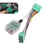 Zeathery Subwoofer Amplifier Wire Harness, High to Low Wiring Harness Radio System Adapter, Waterproof Plug...