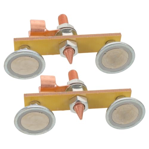 BUGUUYO 2 Pinzas De Puesta A Tierra Para Soldadura De Máquinas Moldeadoras De Automóviles Pinzas De Puesta A Tierra Para Soldadura De Alambre