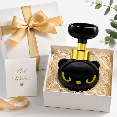 Cat Paw Foam Soap Dispenser, Refillable for Bathroom Kitchen,Black 2PCS - 5