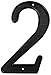 Stanley Hardware S579-928 CD7130 House Number in Black Coated
