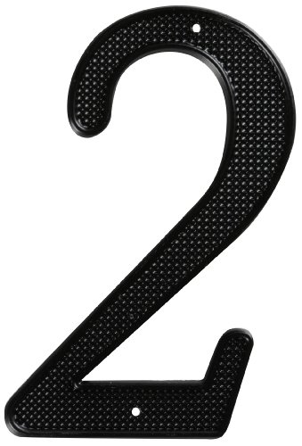 Numéros de maison 2 noir Stanley Hardware pour sublimer l'entrée de votre villa