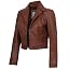 Oceana - Cognac Cropped Jacket