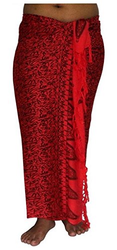 Balibarang-Shop Sarong Sar78 - Toalla de playa (100 modelos), color rojo