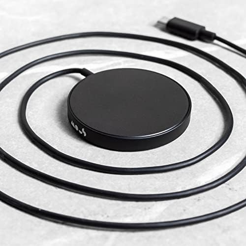 Mous - MagSafe Compatible Wireless Charger for iPhone 14/13/12 Series Phones - Matte Black - MagSafe Accessories