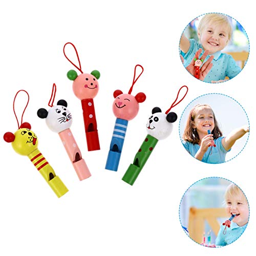 BESPORTBLE 10 Pcs Animais Assobios para Crianças Festa Fazedores de Barulho Assobios de Desenho Anim