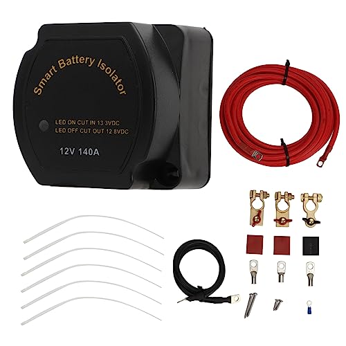 Nutriess Dual Battery Isolator Kit 12V 140A Relay System