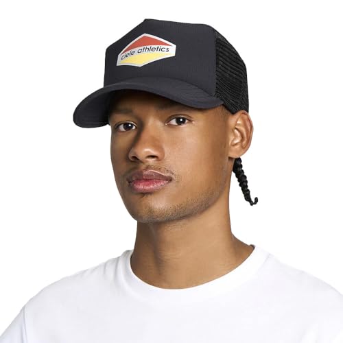 Ciele TRLCap SC Field Haut Bas Noir avec visière souple pliable et tissu anti-transpiration