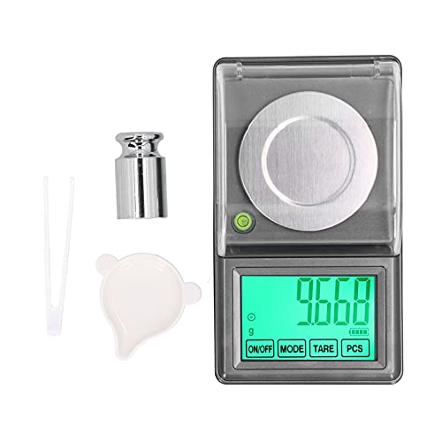 Tissting Báscula de Laboratorio Báscula de joyería de Alta precisión Báscula de Laboratorio Digital Balanza electrónica analítica Pesaje y recuento para la Industria de la Ciencia
