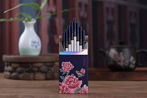 HUWOYMX Green Tea Herbal Cigarettes, Chinese Herbal Cigarettes Smoke-Free and Nicotine-Free, Cigarette Substitutes That Can Clean The Lungs (1 Package,Peony Tea)