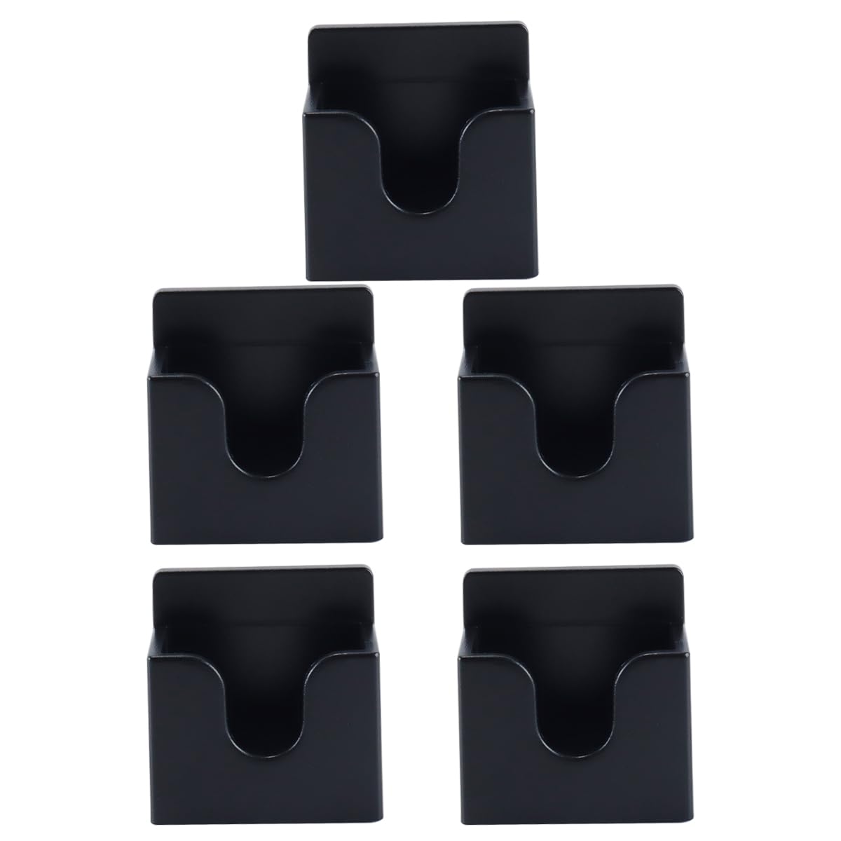 Gutol 5 Pcs Walkie Talkie Hook Bracket with Adhesive Back Walkie Talkies Belt Clip Holder Mount