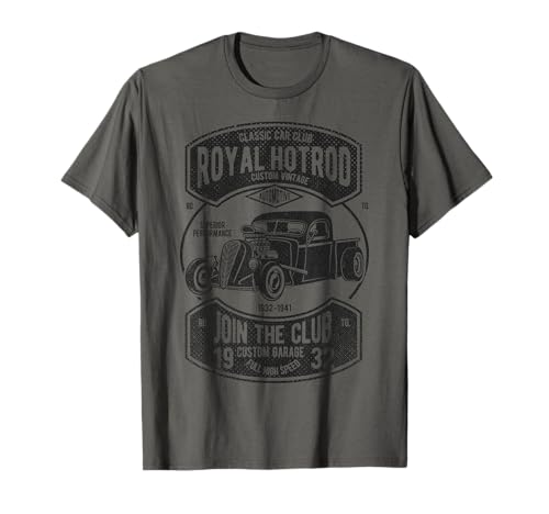 Vintage Royal Hot Rod Men Classic Car T-Shirt