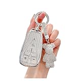 Key Case, TPU Car Remote Key Cover Case Holder Shell Protector Fob Compatible For Changan Eado Plus CS75PLUS Ultra UNI-K UNI-T UNIV UNIZ X7 Plus 2025(5buttons white set-2)