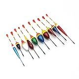 Kentop Posen Set Raubfischposen Swimmer Angeln Angelzubehör Angelausrüstung, 10 teiliges Set