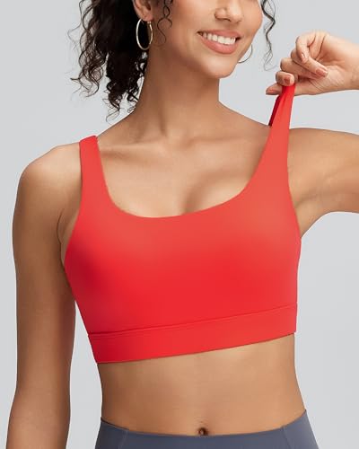 Image of RUNNING GIRL Sports Bra for Women High Support, Molded Cup High Impact Sports Bras with Sewn in Pads Workout Running Bra