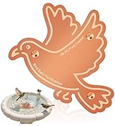 Bird Bath Copper Purification Disk 99.99% Pure Copper Water Cleaning Discs Triple-Point Support 0...