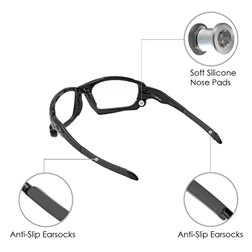 Image of BLAZERBUCK Replacement Earsocks & Bolt for Oakley Jawbone /Racing Jacket /Split Jacket Sunglasses - Grey