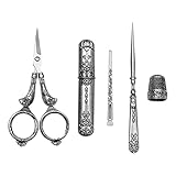 Adecuado para uso doméstico de tijeras, cortar hilo de coser para ropa, hilo de bordado, etc.