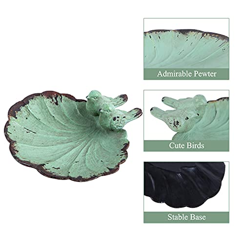 Nikky Home Ring Holder Bird Jewelry Dish Vintage Trinket Tray Decorative Shabby Chic Display Organizer Plate Bowl For Necklace Earring Bracelet Ring Home Handmade Gift For Women Girl, Aqua Birds #TOP3