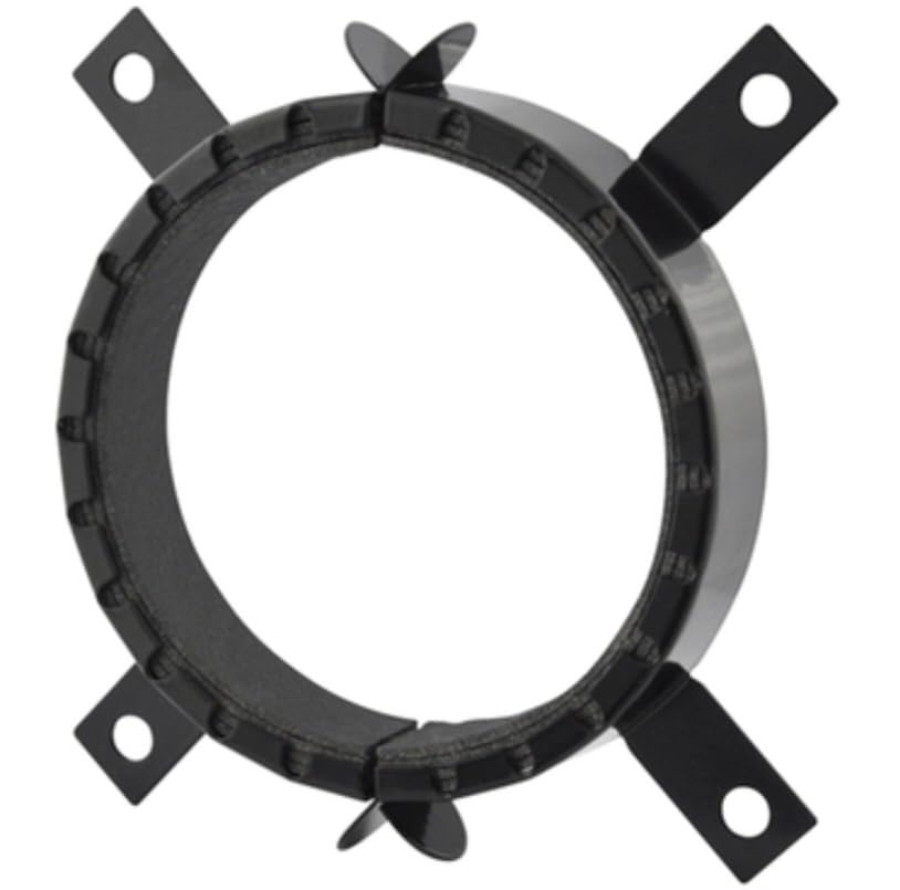 DSTOCK60 - Walraven AWM III Brandschutzmanschette aus Karbonstahl, Aufputz, 111 mm bis 125 mm – 8712993598649