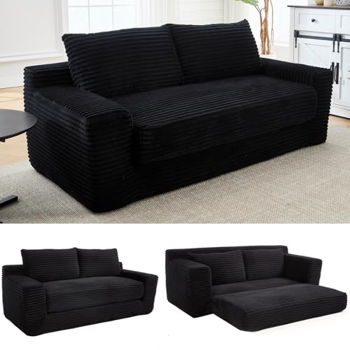 Black Cloud Couch 72
