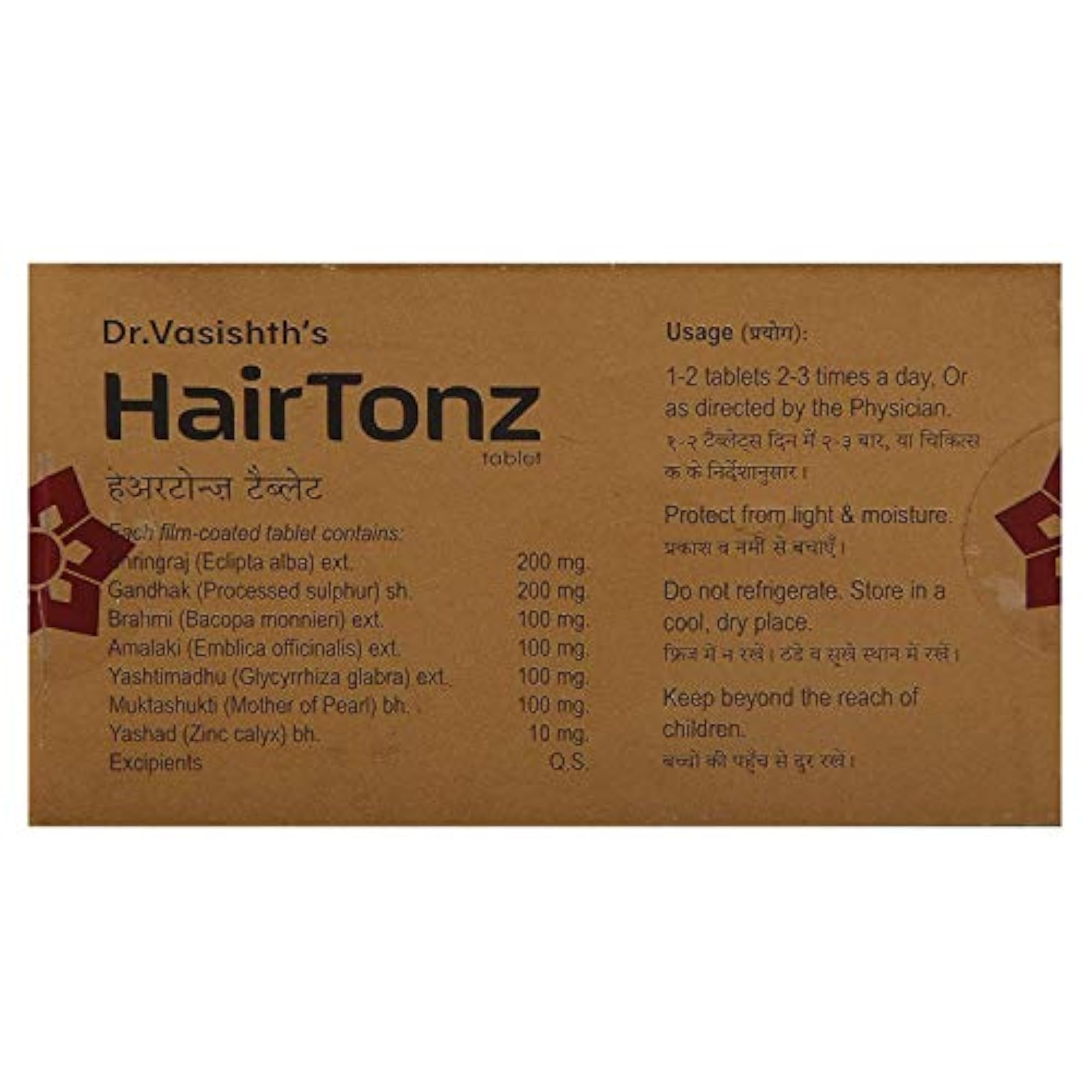 Hairtonz Tablet with Pachak Methi, 60 Count