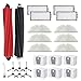 Produktbild 24 Stück Zubehörset für Roborock Q8 Max+ / Q8 Max / Q5 Pro+ / Q5 Pro Staubsauger,2-Pack Rollenbürste,6 Seitenbürsten,6 Wischtücher,6 Staubbeutel, 4Hepa Filter