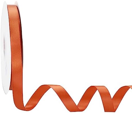 Amazon.com: DINDOSAL Terracotta Ribbon Satin Ribbon 1/2 Inch for ...