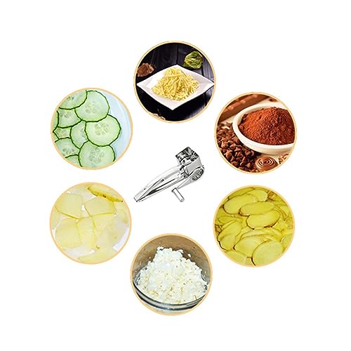 Set de 5 Ralladores Giratorios de Acero Inoxidable para Queso miniatura 5