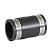 Supply Giant 6I44 Flexible Pvc Coupling with Stainless Steel Clamps, 1 Inch, Black
