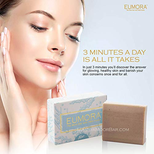 Eumora Shea Butter, Facial Cleansing Moor Clay Soap. Organic Face Wash For Anti-Aging, Brightening, Lifting, Tightening, Wrinkles. All Natural Sls-Free Face Detox Cleanser For Men, Women #TOP1