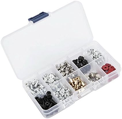 besttoyhome 228pcs Personal Computer Screws & Standoffs Set Assortment Kit for Mother Board