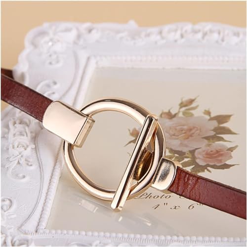 Womens Belt Simple Women' Waist Belts Genuine Leather Waist Strap Adjustable Belts Thin Fashion Dress Pants Belt adjustable2
