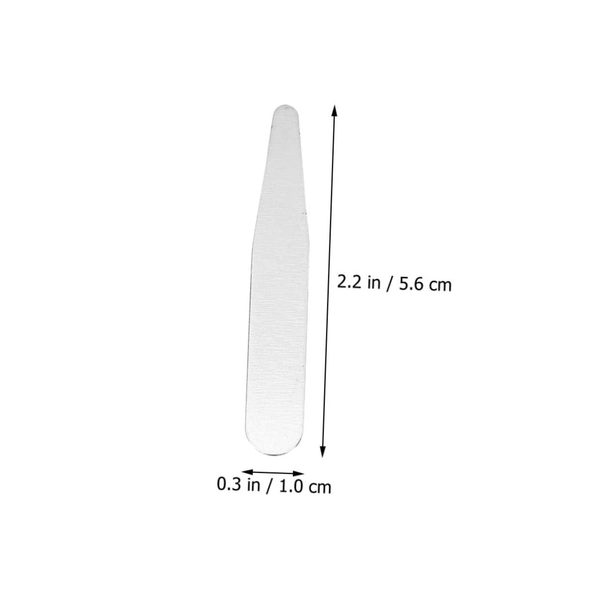 KESYOO 36pcs Metal Collar Stays for Men's Dress Shirts Stays for Shirt Collars 2.2 Inch