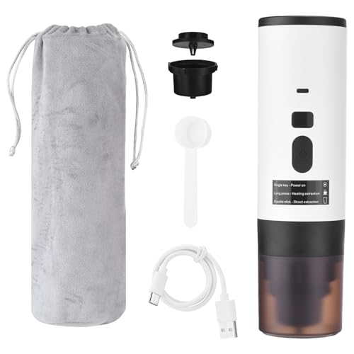 Cafetera Portátil 3 en 1 con Presión 15 Bar y Capacidad 0.09 L