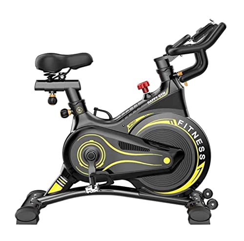 Image of Indoor Cycling Bike Belt Drive Indoor Exercise Bike Stationary Comfortable Seat Cushion for Home Cardio Workout Cycle Bike Training