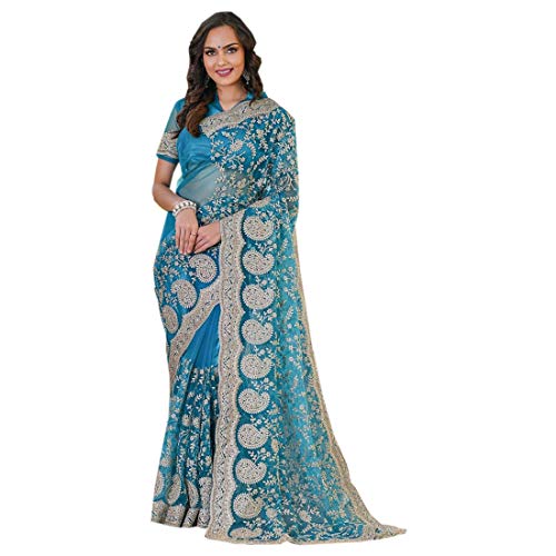 Designer Net Chikankari Embroidery Work Saree Blouse Wedding Casual Party wear Indian Women Sari Designer Blouse 9660