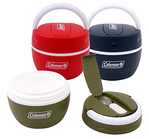 Coleman 16.9 oz Insulated Plastic Lunch Box with Spoon - Color May Vary