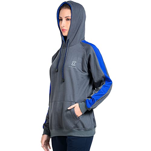Image of Women's Sweatshirt Full Sleeve Kangaroo Pocket Pullover Hoodies - CKHD-G-08-01-S