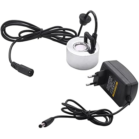 Onmancy 2 StüCke mit Stecker 45 Mm Luft Befeuchter Ultraschall Hersteller Industrielle Inkubator 24 V Vernebler ZerstäUber Kopf Fogger Eu Stecker Cover