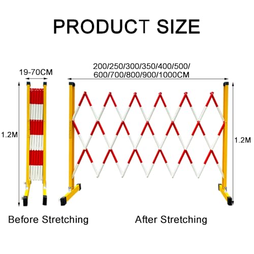 Panneaux de signalisation et barrière extensible anti-intrusion