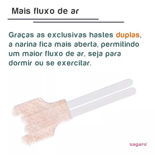 Better-Breath Dilatador Nasal, Kit com 200 Adesivos, Tamanho M, para Redução de Ronco e Melhoria da