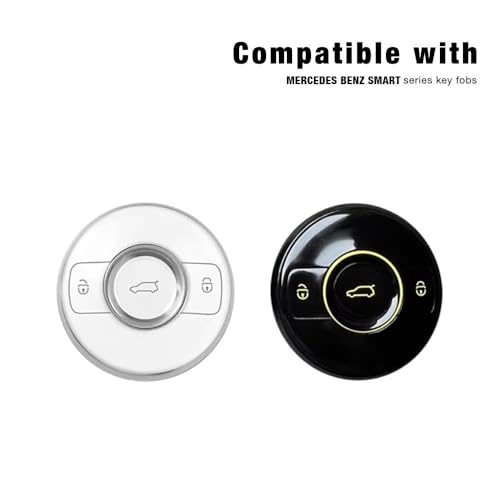 Funda de silicona morada para llave de coche Smart 1 y Brabus 3 6