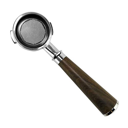 Molinillo de café Manual Café Sin Fondo Portafiltro Grupo-Head 58mm Máquina De Café Sólido Manera De Madera Filtro De… - Imagen 3