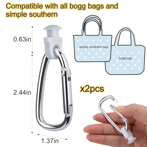 Image of Mity rain Key Holder for Bogg Bag, Accessories for Bogg Bags Original X Large, Insert Charm Carabiner Keychain for Beach Bag