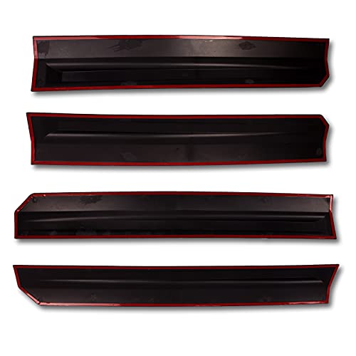 Generic Tzd Body Side Panel Molding Trim Protector Compatible With 2015-2020 Ford F150 ，Personality Abs Door Molding，50.4Inch X 7.9Inch Door Edge Guard For Truck（Black） #TOP5
